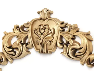 Carved decor 3 3D model