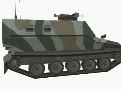 FV105 Sultan Low-poly 3D model