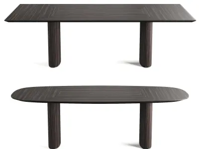 Shiro and Akiko dining set 3D model