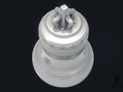 Decorative 3D Bell 3D model