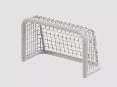 Football Goal post Low-poly 3D model