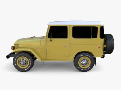 Generic 4x4 car v1 3D model