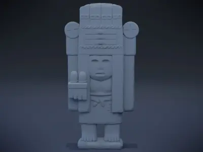 Chicomecoatl - Aztec Deity 3D print model