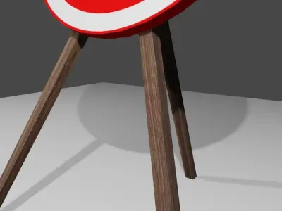 Arrow Target - Alvo para arco e flecha Low-poly 3D model