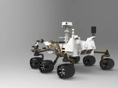 Curiosity Mars Rover 3D model
