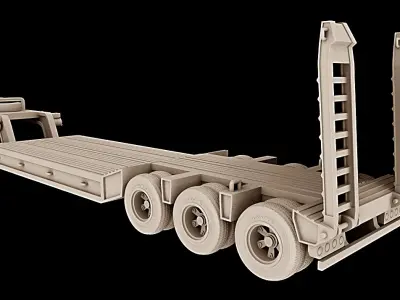 PLANK TRAILER 3D print model