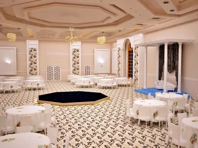 Wedding hall 3D model