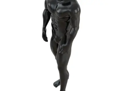Headless Sports Mannequin 80 3D model