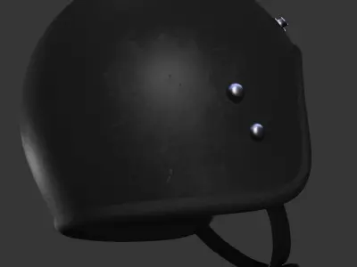 Biker helmet 3D model