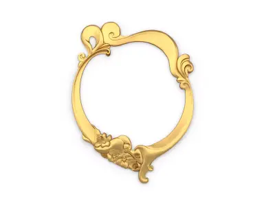 Frame mirror 3D model 25 3D print model