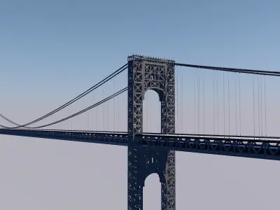 Washington Bridge 3D model