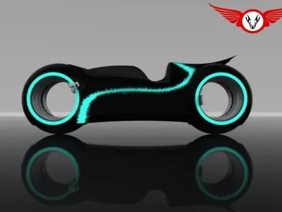 TRON Bike Free 3D model