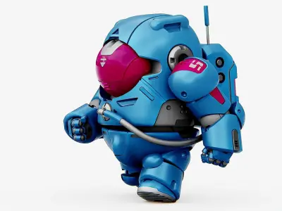 Among us Character-C  Rigged for Unreal Engine - Unity - MIXAMO  3D model