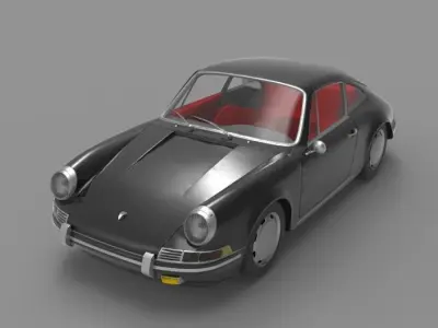 1964 Porsche 911 3D model