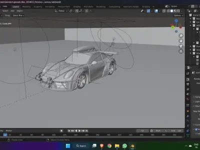 Offroad Porche Carrera 3D model