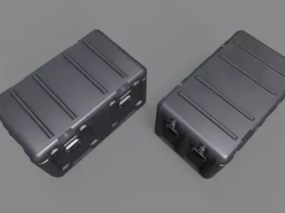 Ammo Boxes Free low-poly 3D model