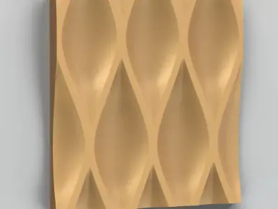 Wall Panel 004 3D model