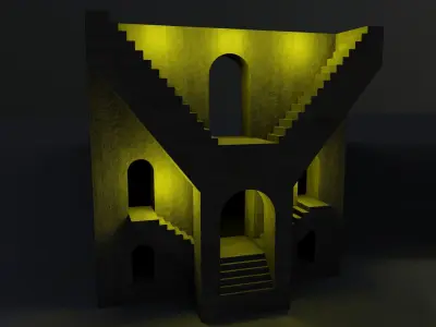 Miniature 3D Printing Structure Type-1 3D model