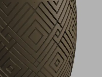 Realistic 3D Vase Model for Indoor and Outdoor Use 3D print model