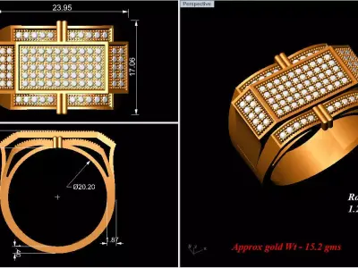 Gold Staper 2 3D model