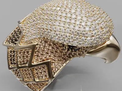 Eagle Ring  3D print model purchase