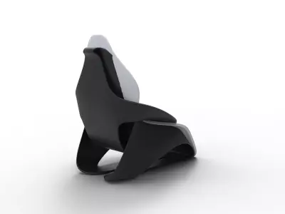 Basic car seat concept 3D model