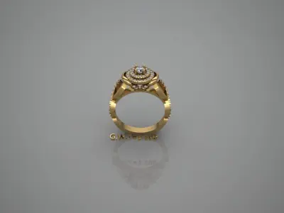 FASION RING 3D model 14