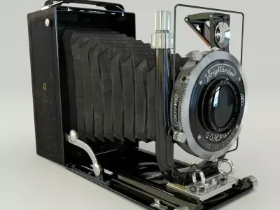 Voigtlander Bergheil Compur 3D model