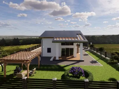 European House 3D model purchase