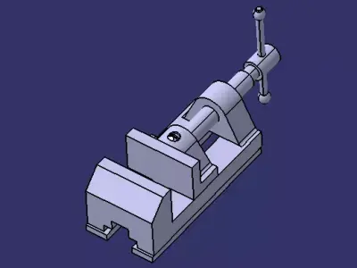 BENCH VICE- Mechanical Tool 3D print model