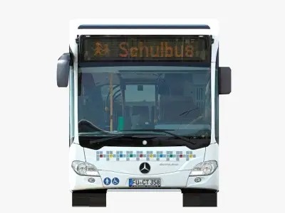 Mercedes-Benz Citaro Low Poly Low-poly 3D model