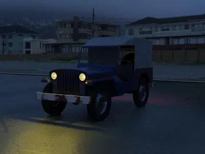 Mahindra Jeep major 3D model