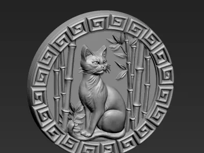 Cat A7 3D print model