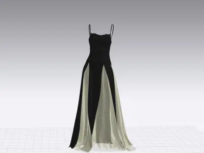 Paloma Dress 3D model