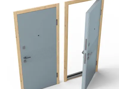 Jacaan Door 3D model