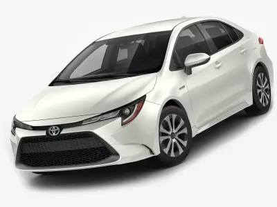 Toyota Corolla Sedan US hybrid 2020 3D model