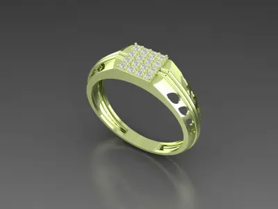 GENTS RING Free 3D print model