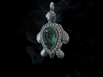 Pendant  turtle 3D model