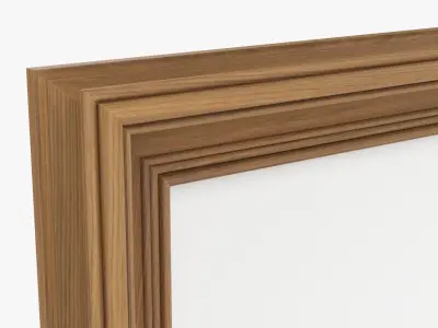 Frame landscape with picture 01 3D model