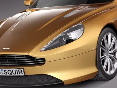 Aston Martin Virage 2012 3D model