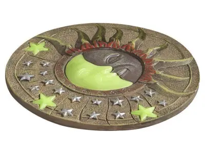 Heathcote Garden Stepping Stone 3D model