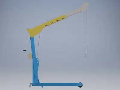 workshop lift assembly 3d model 3D model