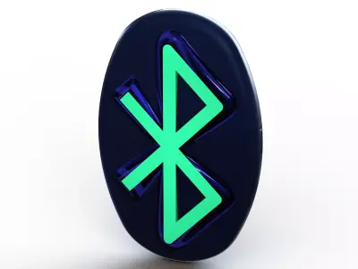3D Art Bluetooth Logo 3D print model