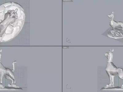 Scooby-Doo dog  3d model file for 3d printer 3D print model