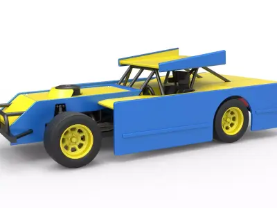 Figure 8 Modified stock car Scale 1 to 25 3D print model