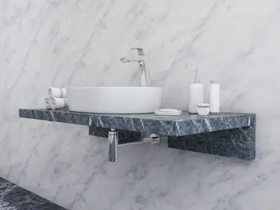 washbasin Ravak Moon 2 3D model