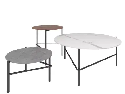 Side table DOWNTOWN collection 3D model