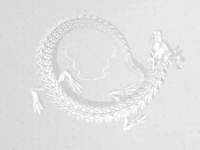 Chinese Loong 3D print model