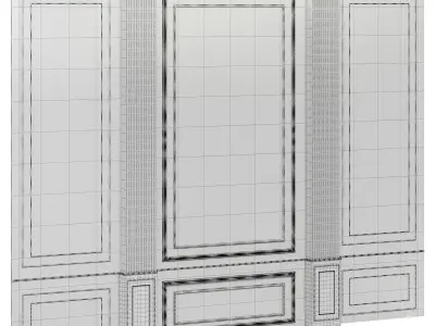 Panel 3D model shop