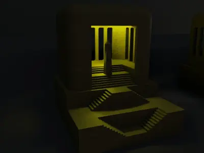 Miniature 3D Printing Structure Type-7 3D model